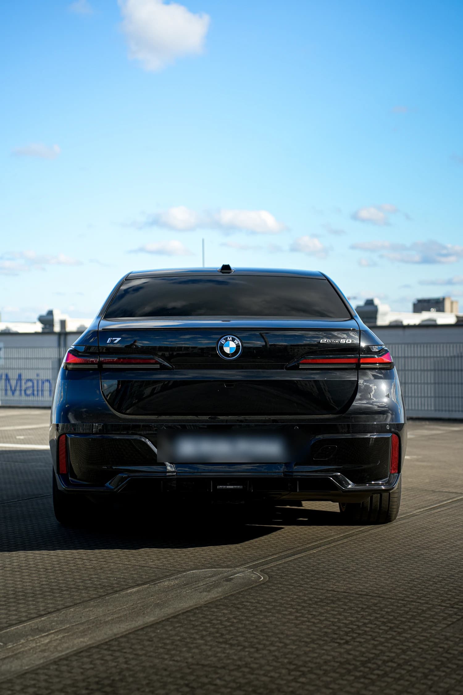 BMW 7 Series, rear three-quarter view