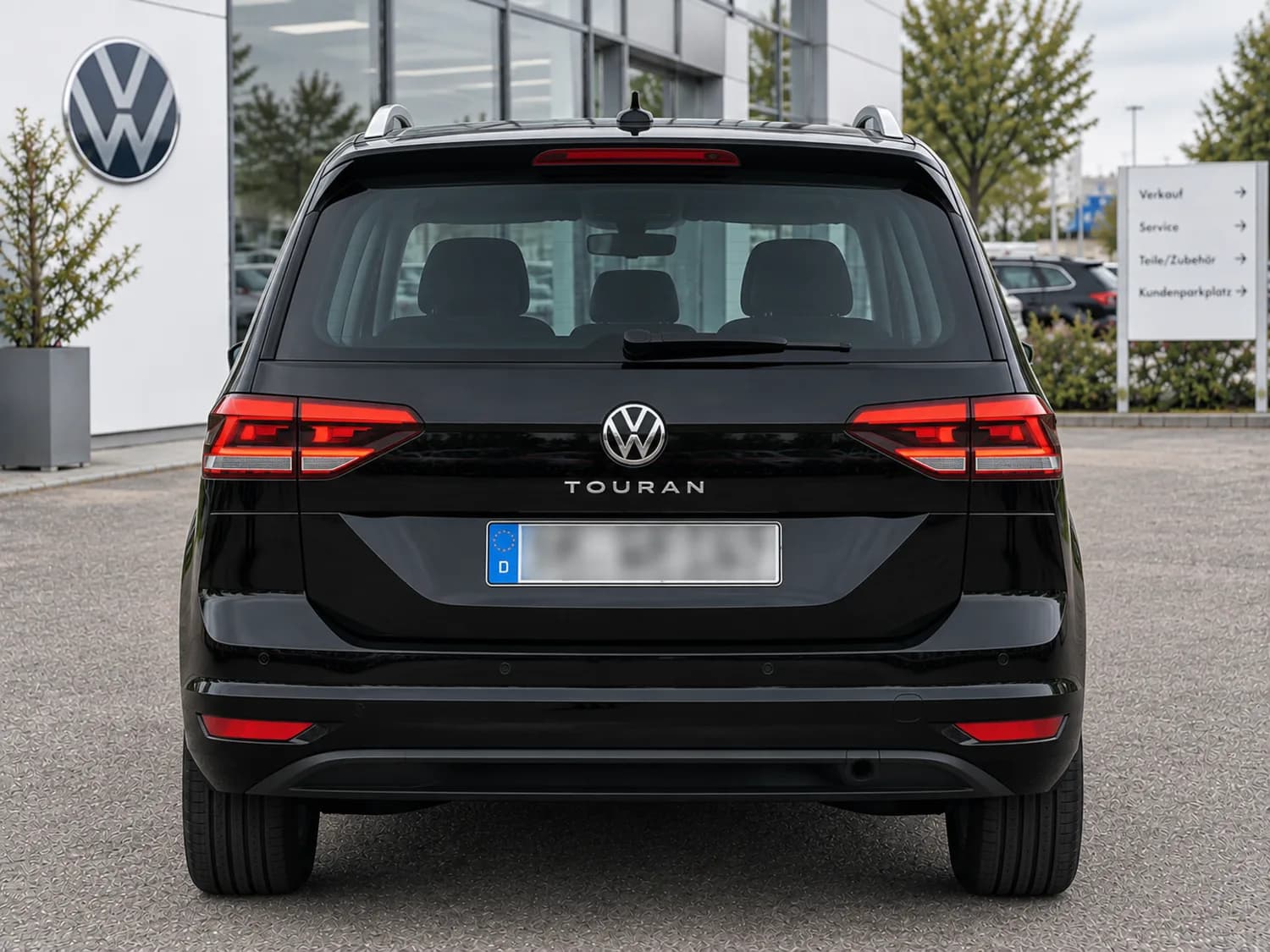 Mini Van, rear view